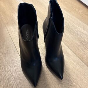 ALDO Women's Sleek Black Heeled Boots